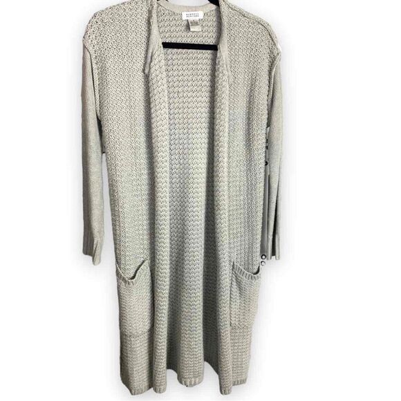 Barneys New York Chunky Knit Duster - Picture 1 of 6